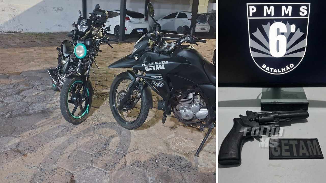 prisão Getam Corumbá moto irregular