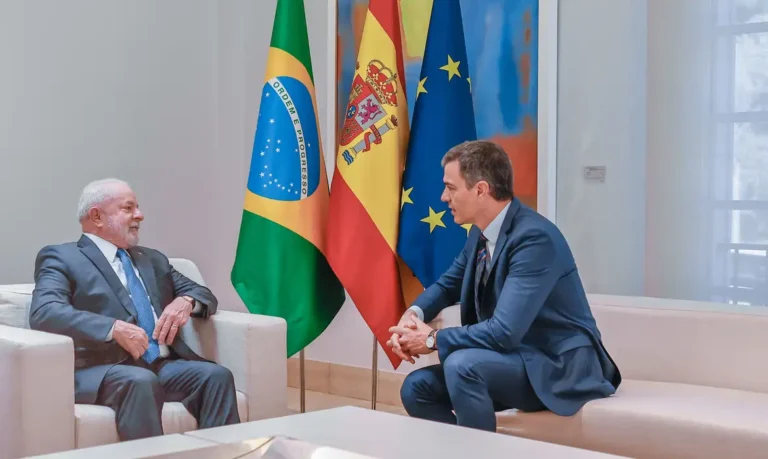 Lula agradece Sánchez por apoio ao acordo com UE e defende multilateralismo