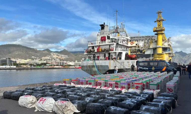 Espanha apreende cerca de 10 toneladas de cocaína em navio que fez escala no Brasil