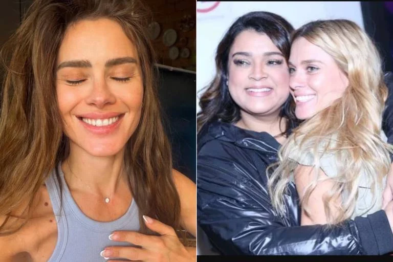 Carolina Dieckmann exibe colar com diamante feito das cinzas de Preta Gil
