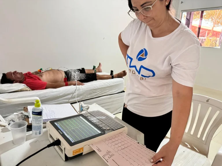Ação de prevenção cardiovascular oferece eletrocardiogramas gratuitos em Corumbá