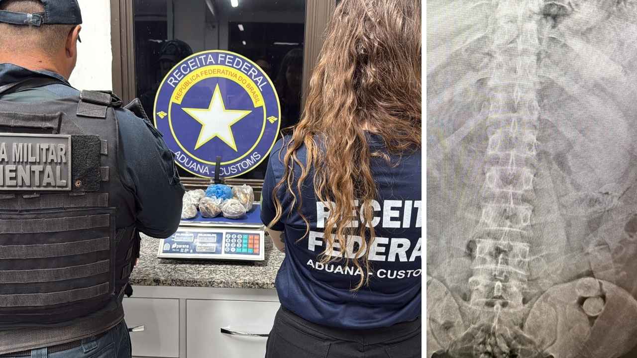 Quatro bolivianos são presos no Posto Esdras, em Corumbá, tentando entrar no Brasil com 4,4 kg de cocaína. Flagrante ocorreu durante fiscalização.