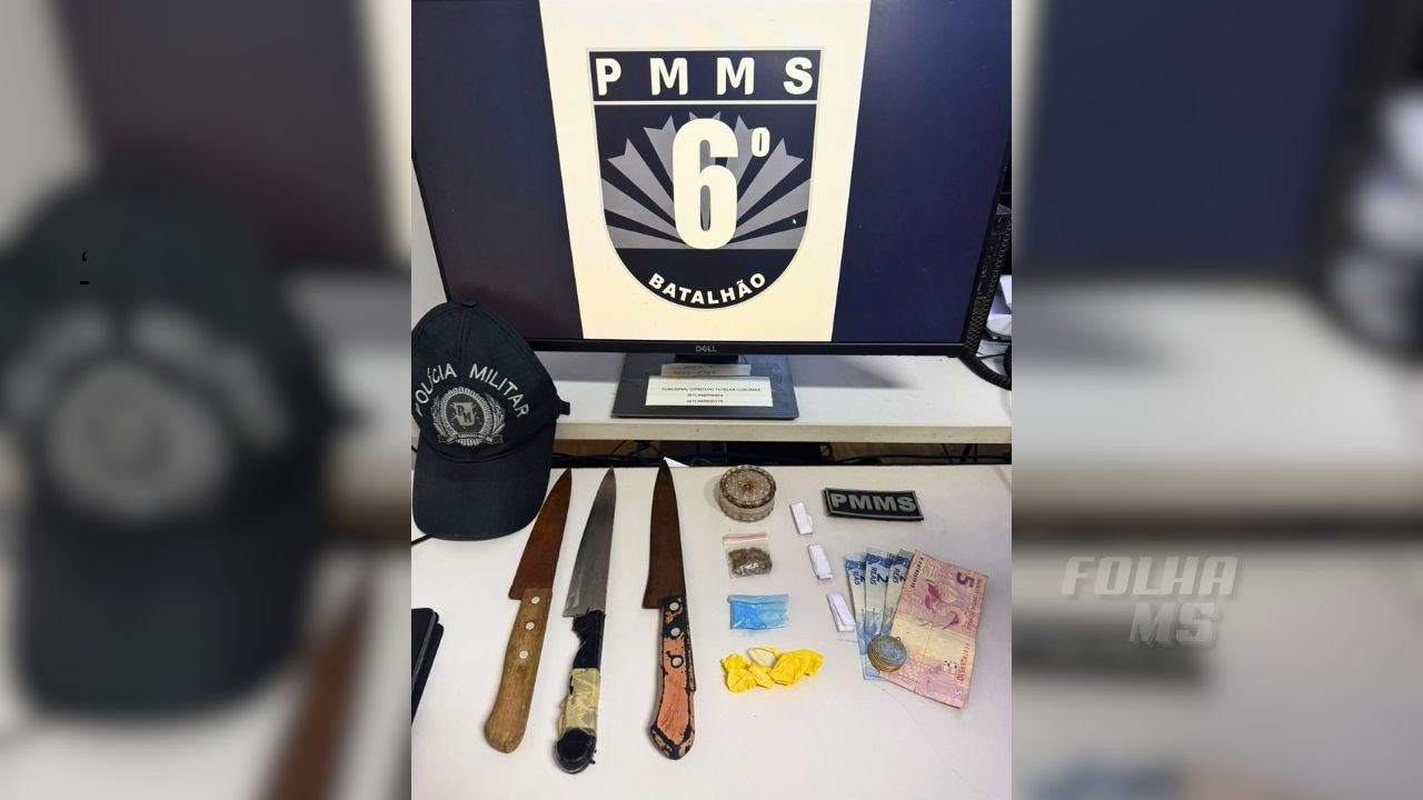 trafico apreensão de drogas em Corumbá