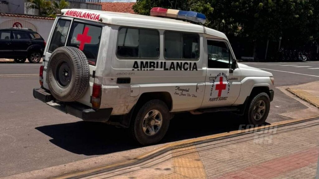 vitima estado grave Acidente com van em puerto quijarro