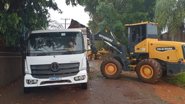 PrefCG mobiliza frentes de trabalho durante chuva intensa na capital