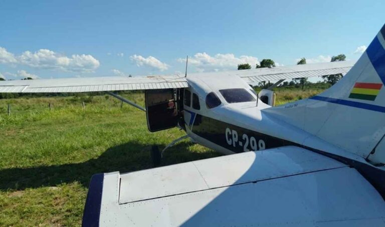 Avião com drogas pousa em fazenda de Porto Murtinho após fuga do Paraguai