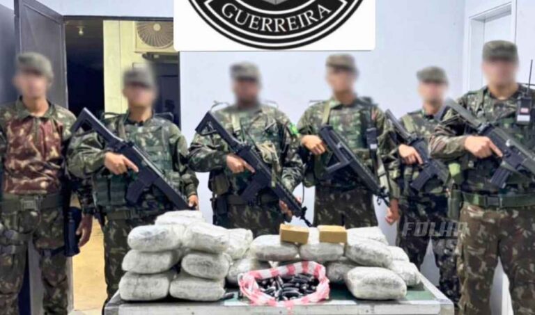 Exército apreende skank e cocaína em fiscalização na fronteira de Corumbá