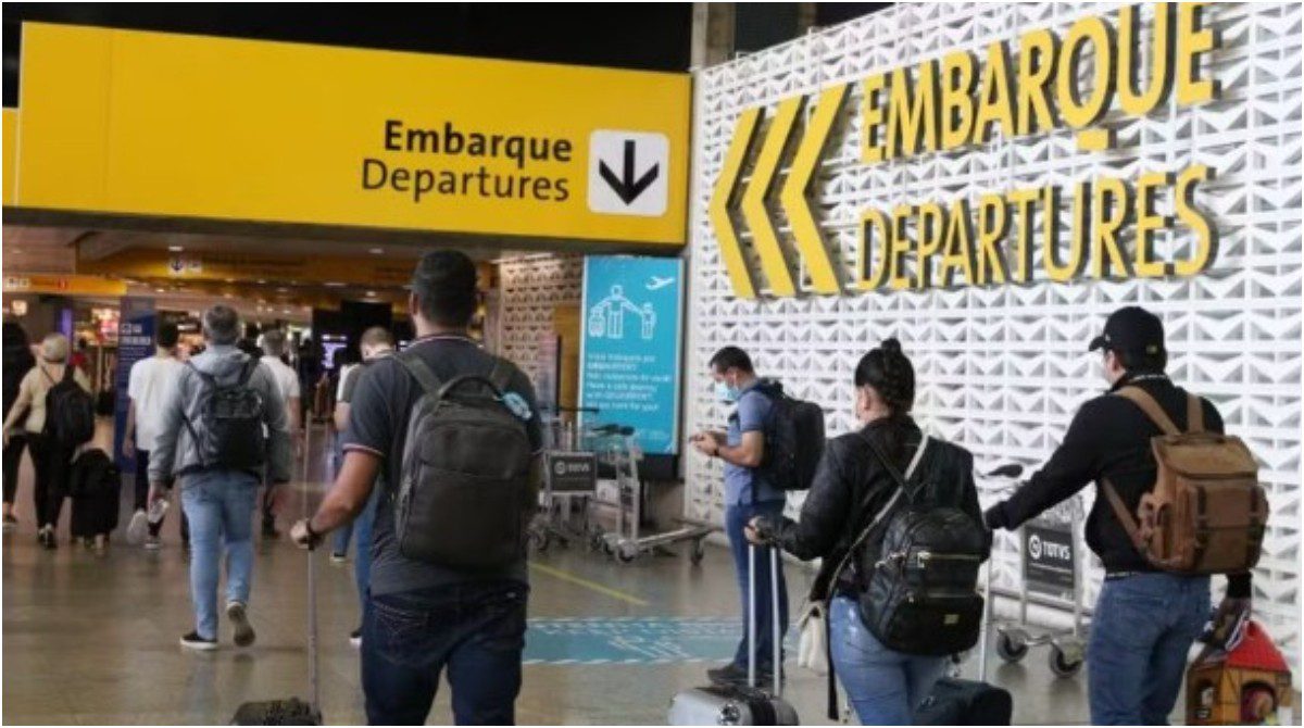 Boeing 777-300 da Latam após decolagem abortada em Guarulhos