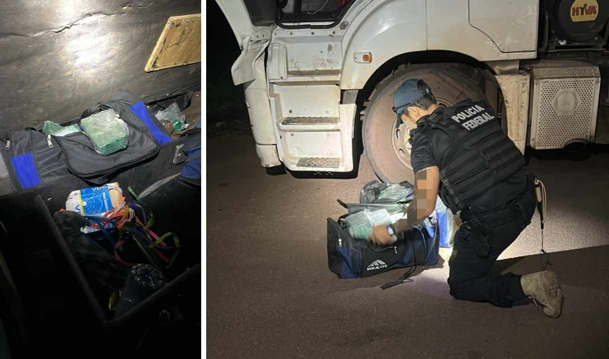 cocaína apreendida em Terenos