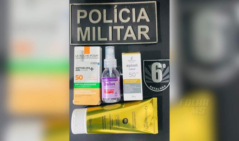 Dupla furta produtos de farmácia no Centro de Corumbá e acabam presos pela PM