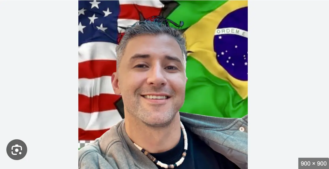 Junior Pena após detenção pelo ICE nos Estados Unidos