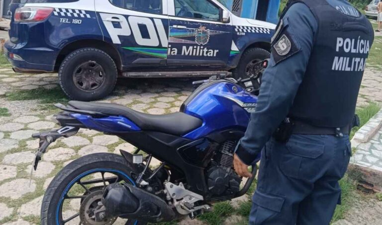 motocicleta com restrição criminal em Corumbá