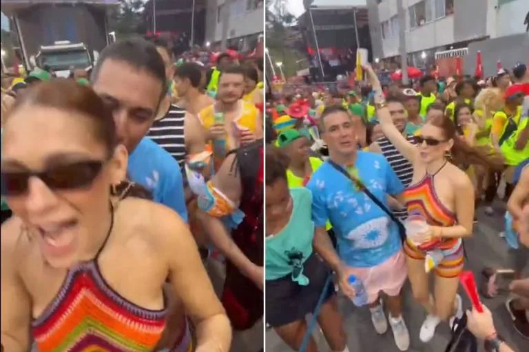 André Marques e Ana Clara comentam rumores de romance no Carnaval