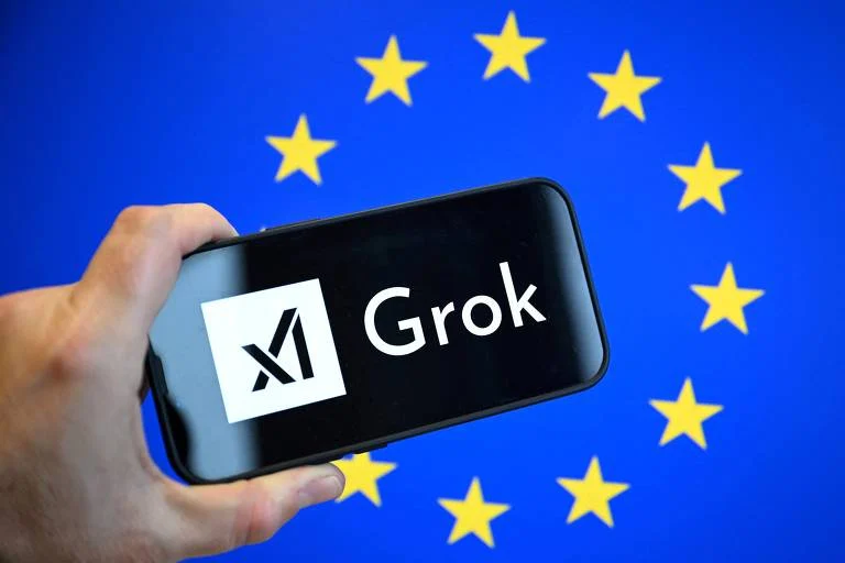 União Europeia abre investigação contra X por imagens sexuais criadas pelo Grok