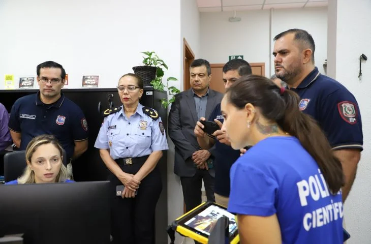 Polícia Científica amplia cooperação pericial com autoridades do Paraguai na fronteira