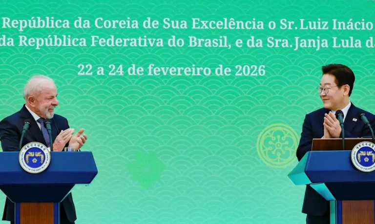 Lula anuncia acordos comerciais com a Coreia do Sul em visita a Seul
