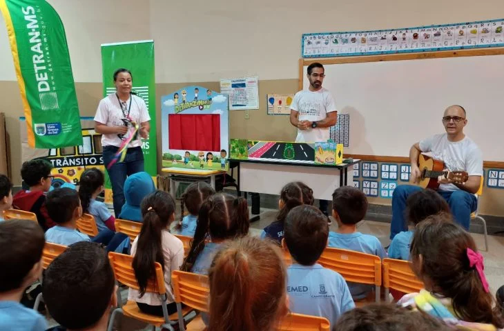Detran-MS lança calendário 2026 do programa educativo que vai às escolas