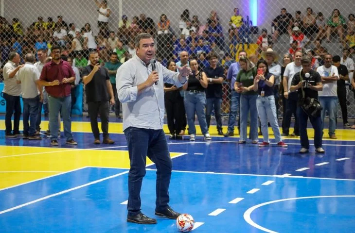 Dourados recebe revitalização do ginásio municipal e novos investimentos na educação