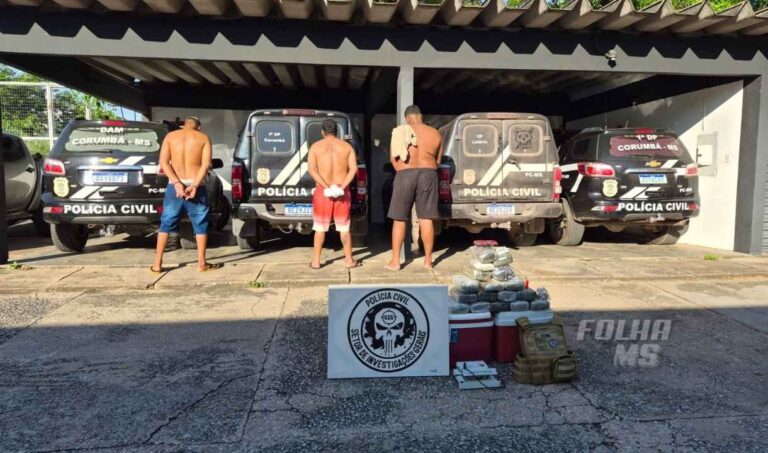 Investigação sobre furto de cofre leva polícia a estourar entreposto do tráfico em Corumbá