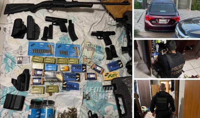 PF e Polícia Civil prendem dois em operação contra o tráfico em Corumbá