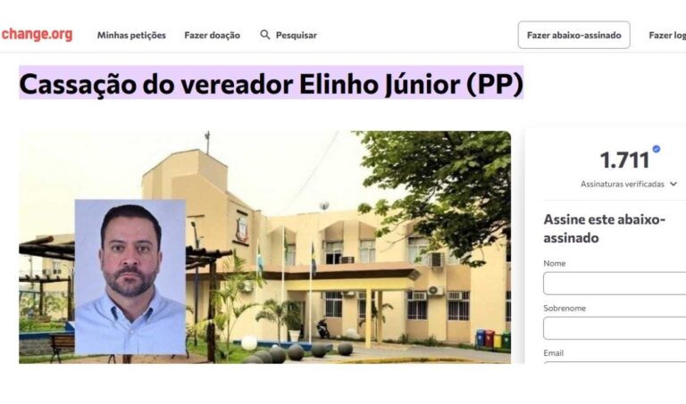 Abaixo-assinado pede cassação de vereador acusado de agredir ambulante em Corumbá