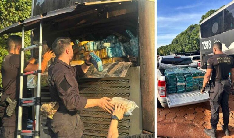 Ônibus com 744 quilos de cocaína tinha câmera e antena Starlink e motivou prisão preventiva