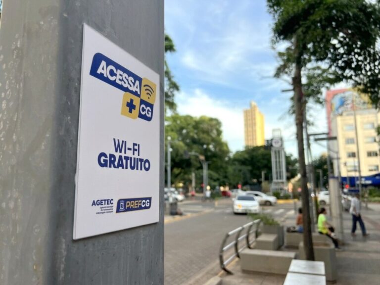 Tá no Centro? Saiba como e onde se conectar ao Acessa+CG