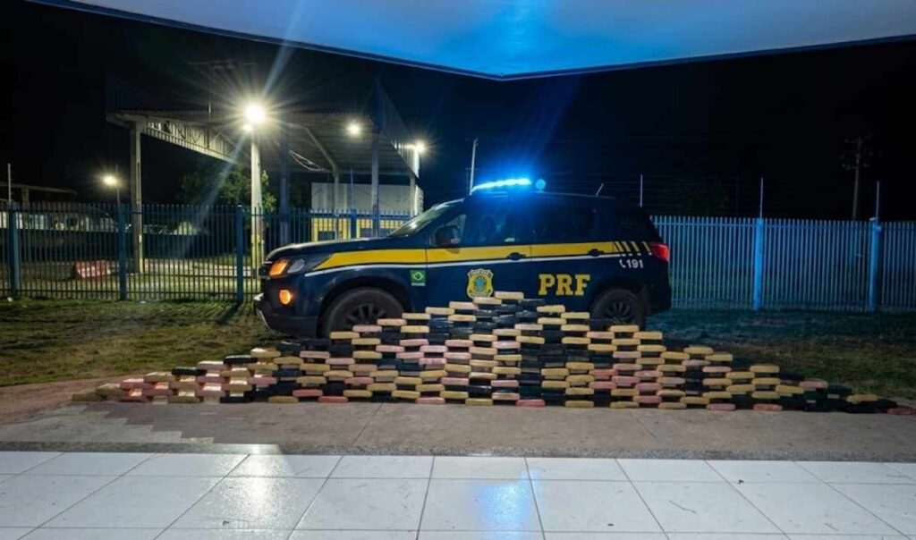 PRF apreensão cocaína Corumbá
