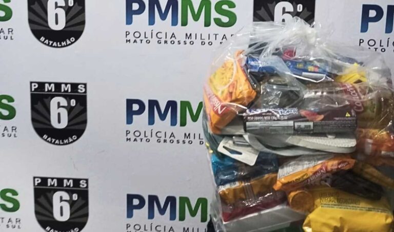 Homem tenta sair sem pagar e acaba preso em supermercado de Corumbá