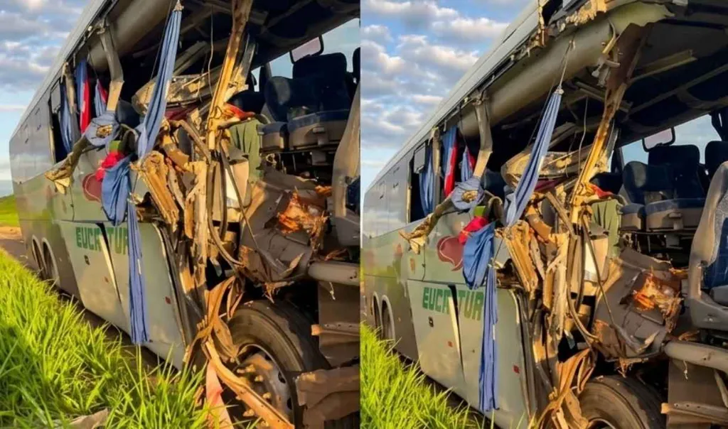 Idosa morre em acidente com ônibus na BR-267
