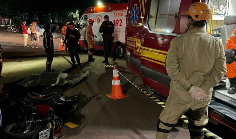Motociclista morre após colisão e motorista foge sem prestar socorro em Corumbá
