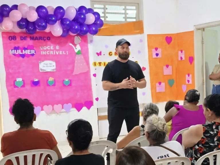 CRAS Itinerante promove ação de autocuidado no Dia Internacional da Mulher