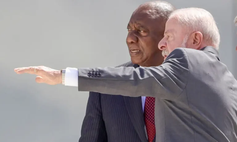 Lula recebe Ramaphosa em visita de Estado para ampliar comércio com a África do Sul