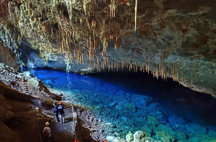 Imasul reforça proteção da Gruta do Lago Azul com monitoramento permanente