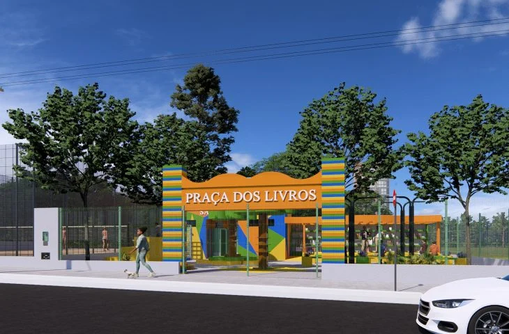 Investimento estadual vai financiar nova etapa da Praça dos Livros em Campo Grande