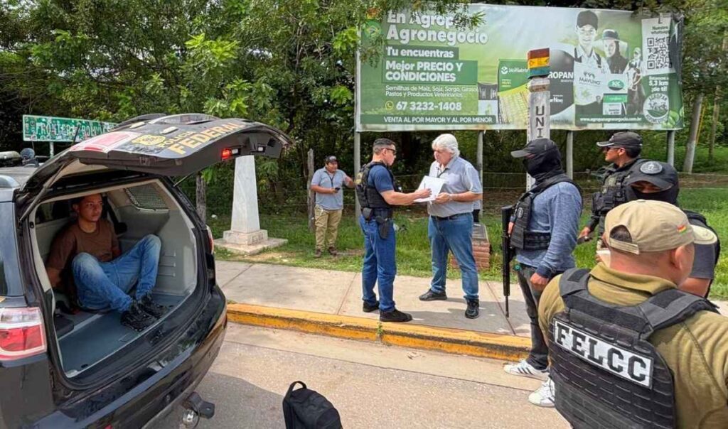 foragido preso na Bolívia