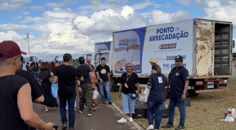 FAC arrecada mais de 11 toneladas de alimentos na primeira quinzena de abril