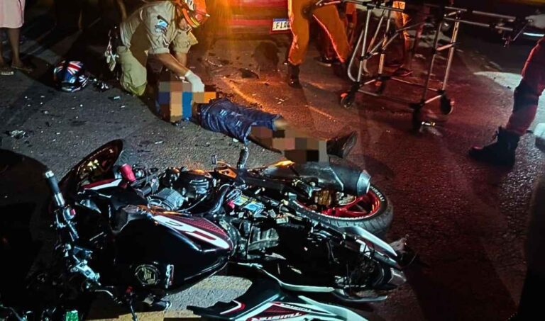 Motociclista fica inconsciente após batida com três veículos em Corumbá