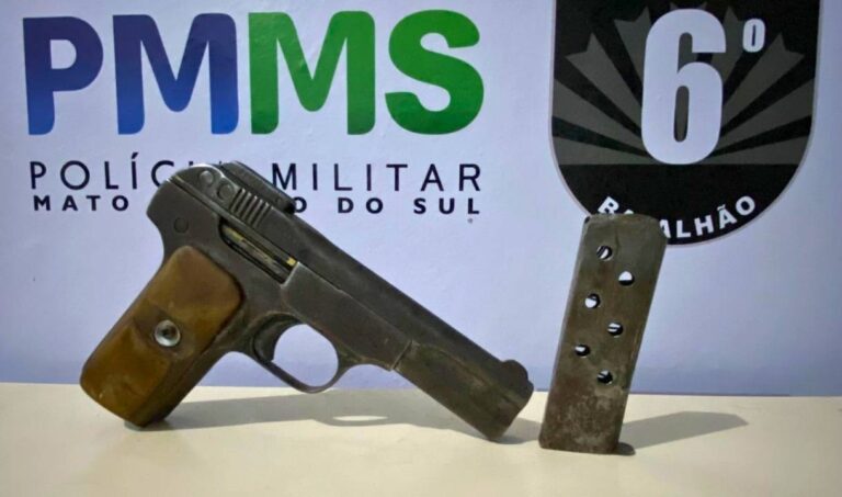 Polícia prende homem por ameaça contra ex e porte ilegal de arma em Corumbá