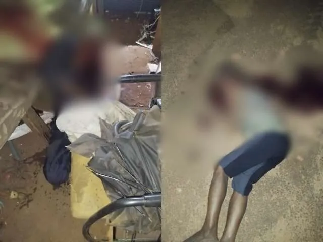 Barracão no Jardim Noroeste isolado por polícia e ambulância durante atendimento noturno