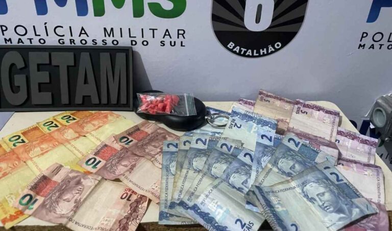 Polícia Militar prende homem com cocaína e balança no Centro de Corumbá