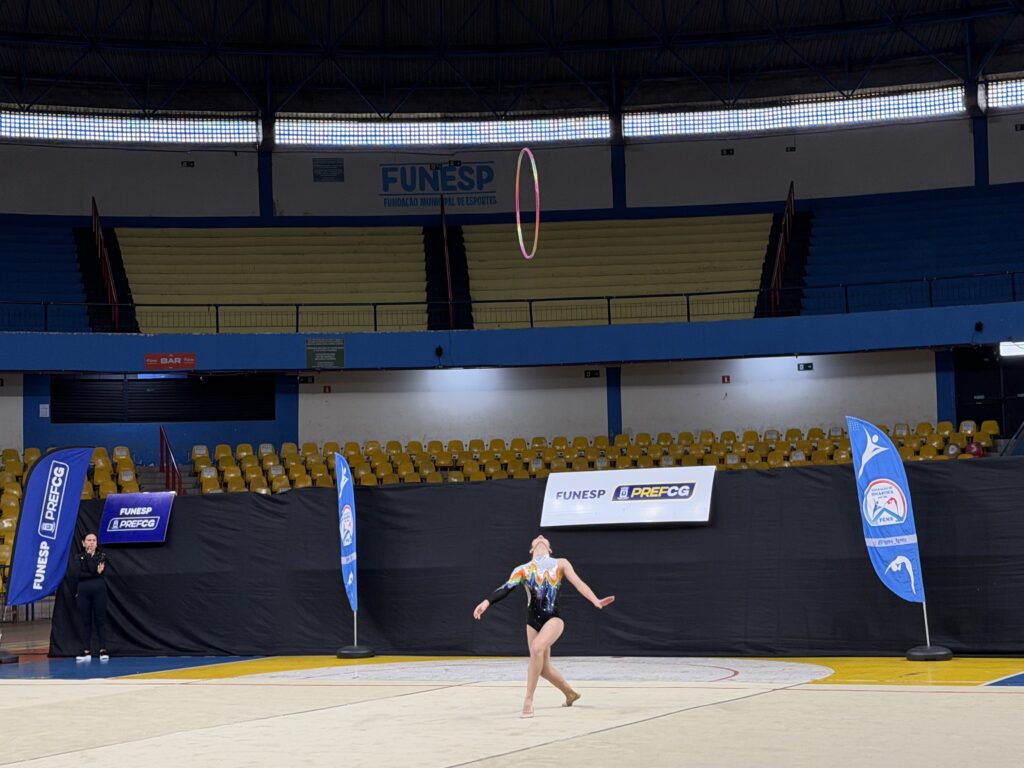 Jogos Escolares revela talentos da ginástica rítmica