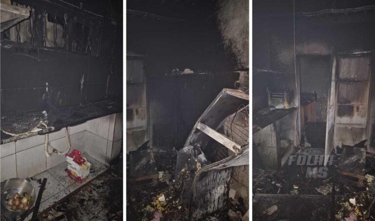 Incêndio atinge padaria no Centro e destrói equipamentos durante a madrugada
