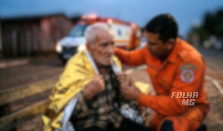 Bombeiros socorrem idoso com sinais de hipotermia em Ladário