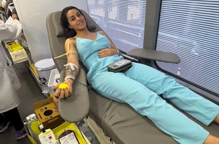 Doação de sangue é ampliada por servidores com unidade móvel do Hemosul