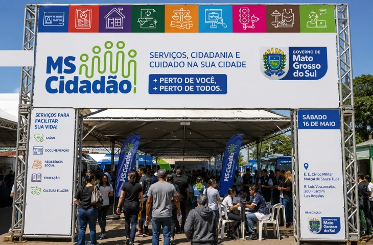 MS Cidadão retorna à Capital com serviços gratuitos e atendimento integrado