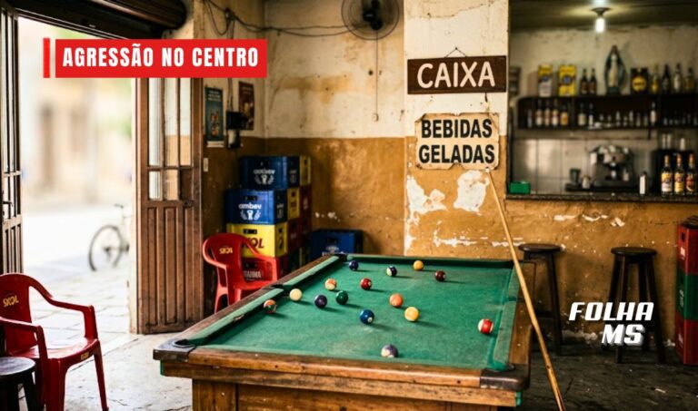 Homem é agredido com taco de sinuca em bar e vai parar no pronto-socorro em Corumbá