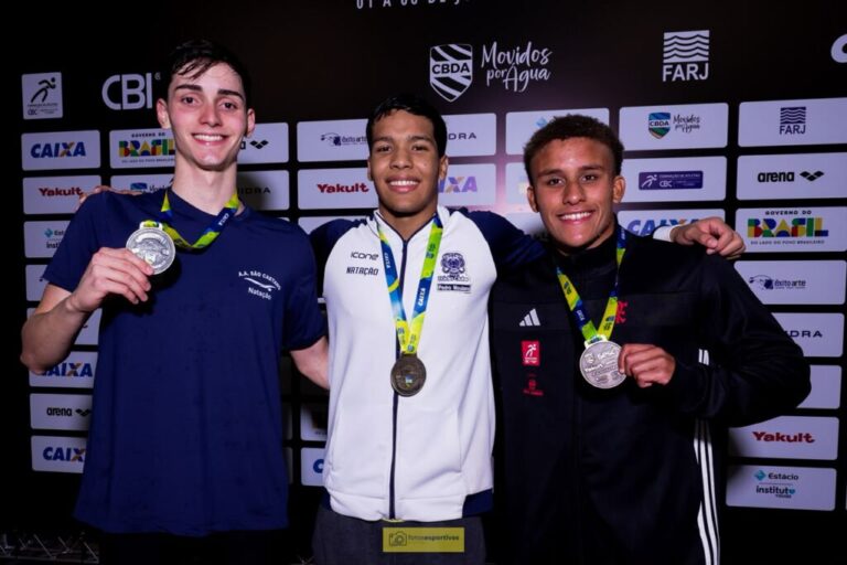 Atleta de Campo Grande é campeão brasileiro de natação