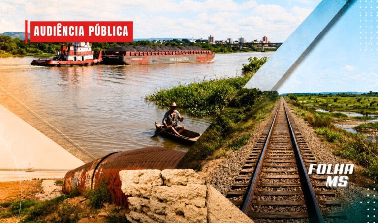 Audiência em Corumbá vai discutir riscos da Hidrovia Paraguai e defesa da ferrovia como alternativa para o Pantanal