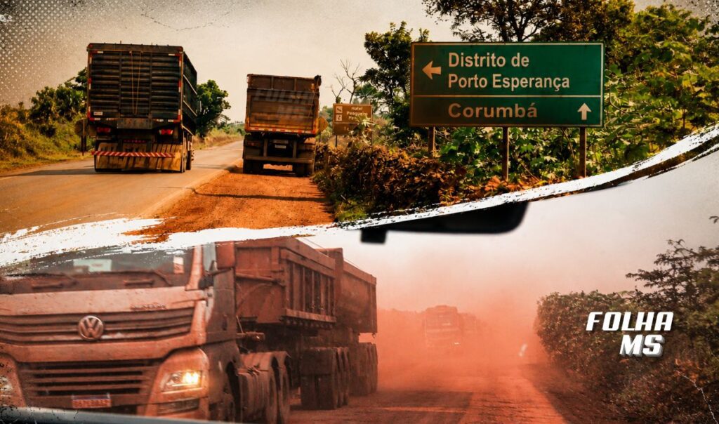 Produção de minério bate recordes em Corumbá, mas repasses da CFEM ao município caem mais de R$ 20 milhões em três anos 6 carretas porto esperanca